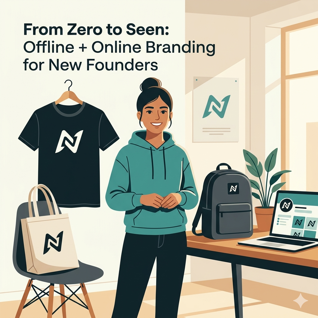 From Zero to Seen: How New Founders Can Join Up Offline and Online Branding